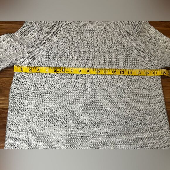 PRANA Sweater Nemma Oatmeal Chunky Knit Size XS Organic Cotton Blend - Picture 3 of 11